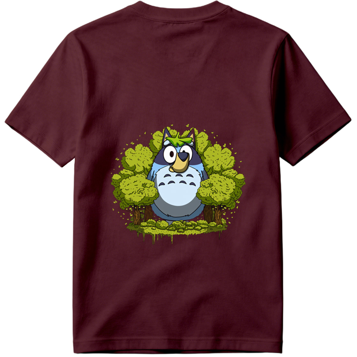 Totoro and Bluey in the Forest - Tee