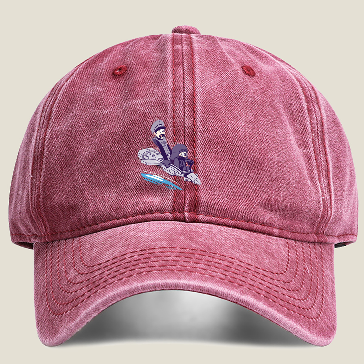 Mario and Luigi in Space Adventure - Washed Denim - Baseball Cap