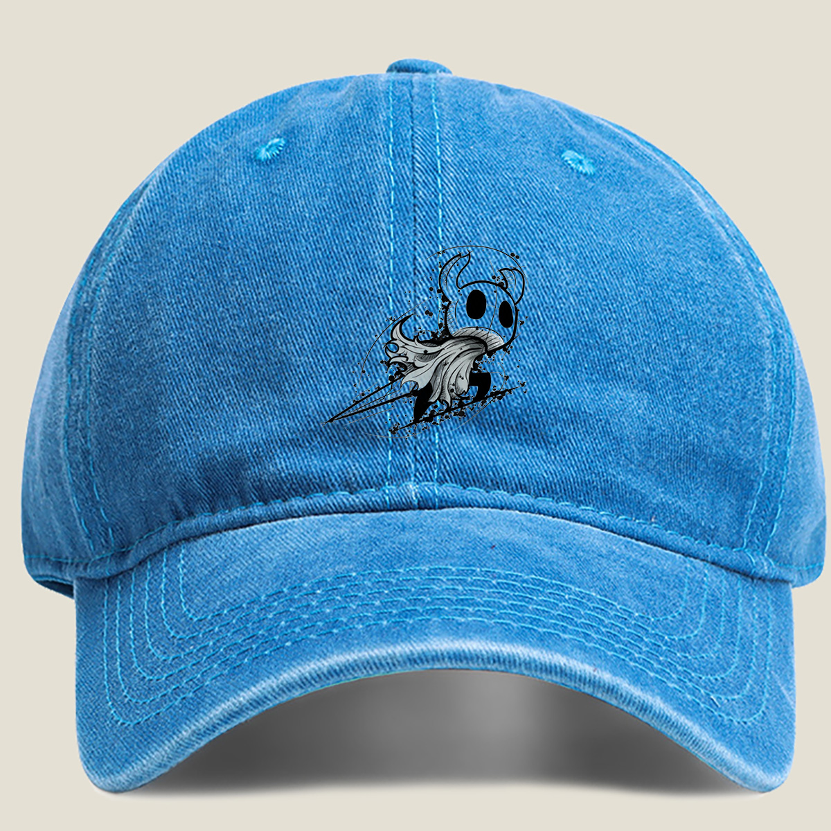 Hollow Knight: Hornet - Washed Denim - Baseball Cap