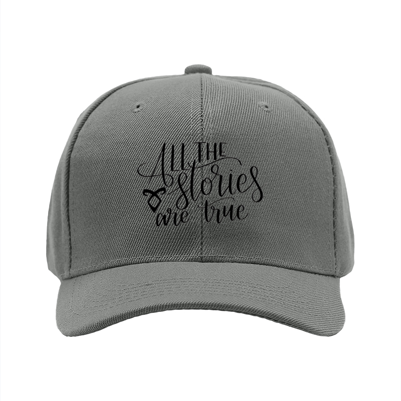 1pc New Baseball Cap All The Stories Are True Print Unisex Adjustable Hat for Outdoor Activities and Daily Wear Suitable for Adults and Teens