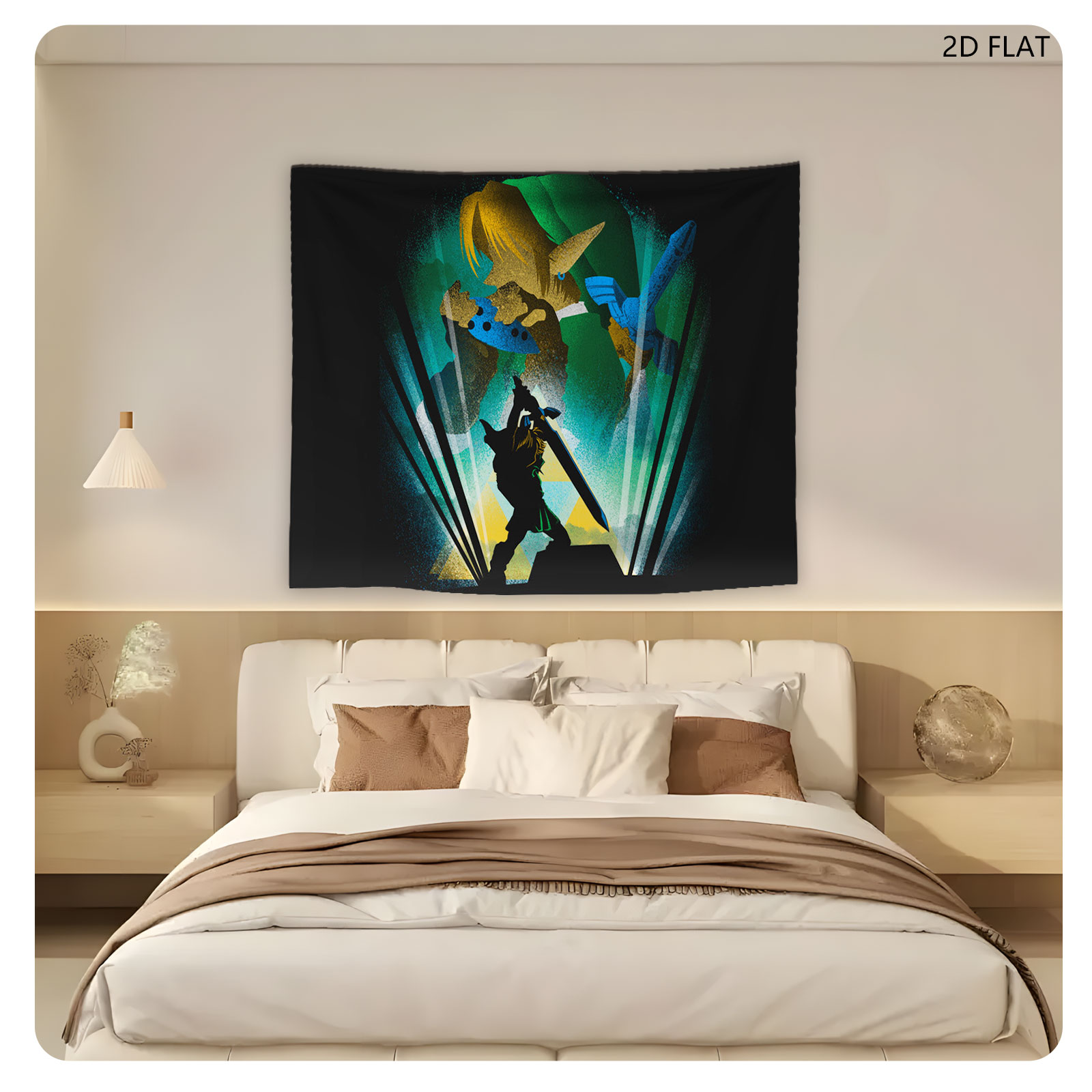 Link vs. Ganondorf: Epic Clash in Hyrule - Tapestry