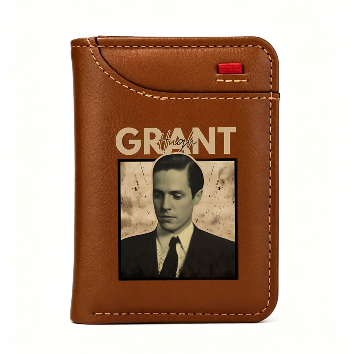 Hugh Grant: Classic Hollywood Portrait - Vertical Style Wallet