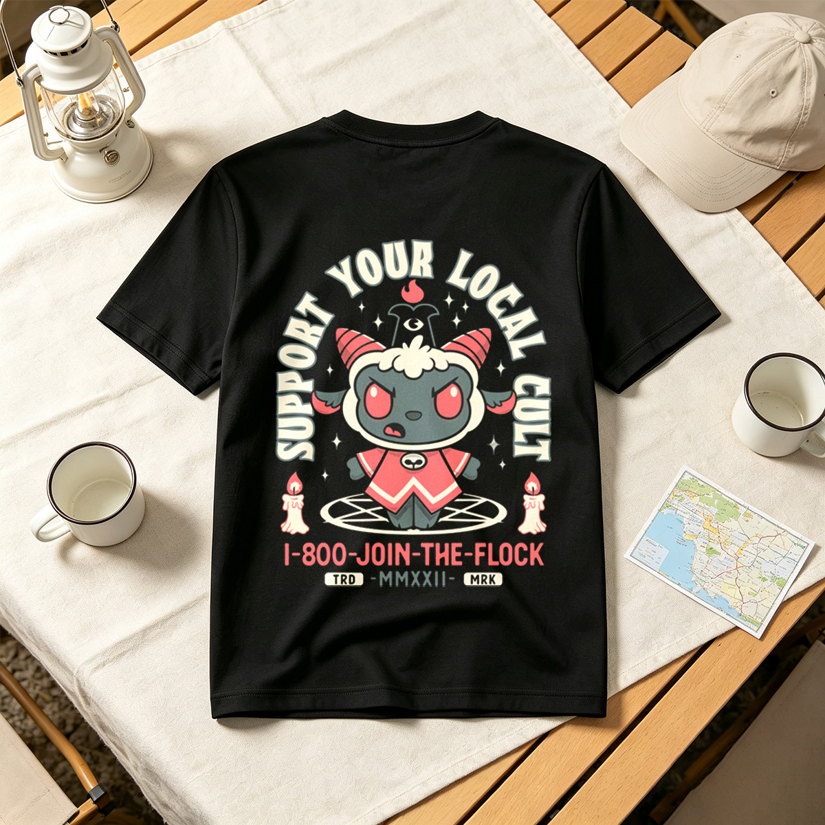**Support Your Local Cult - I-800-JOIN-THE-FLOCK** - Tee