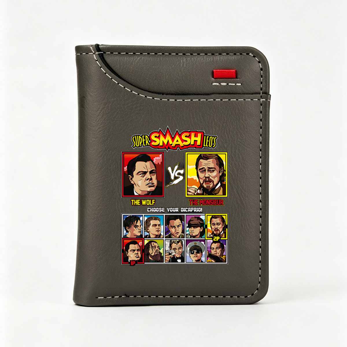 Super Smash Leo's: The Wolf vs The Monsieur - Choose Your DiCaprio! - Vertical Style Wallet