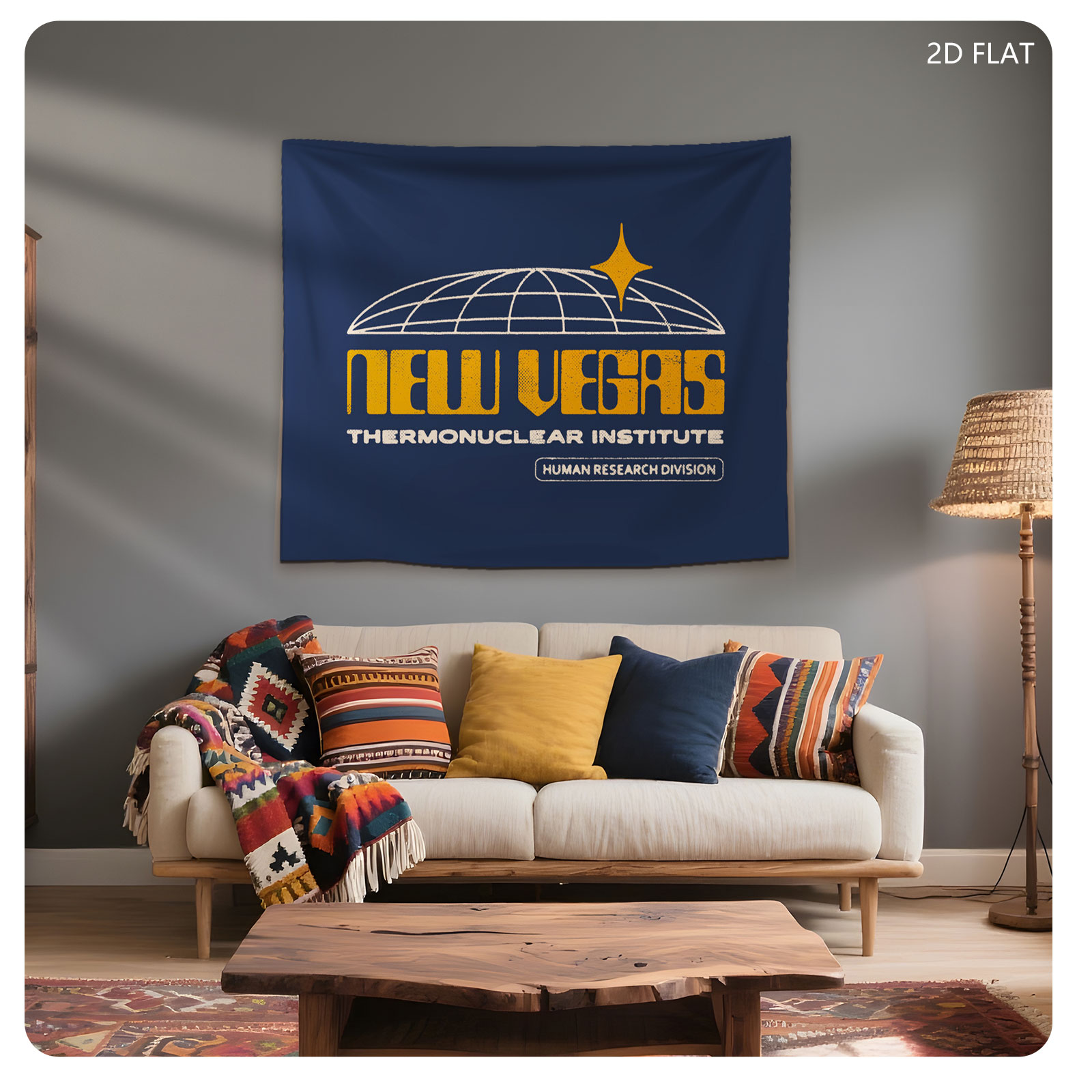 New Vegas Therm nuclear Institute Human Research Division Logo - Tapestry