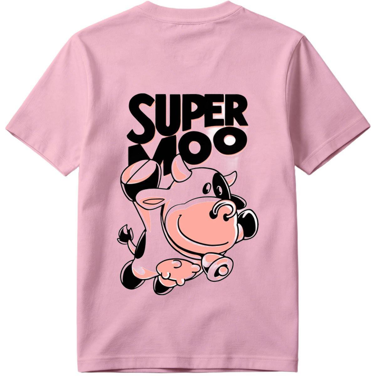 Super Moo Cow Character Design - Tee