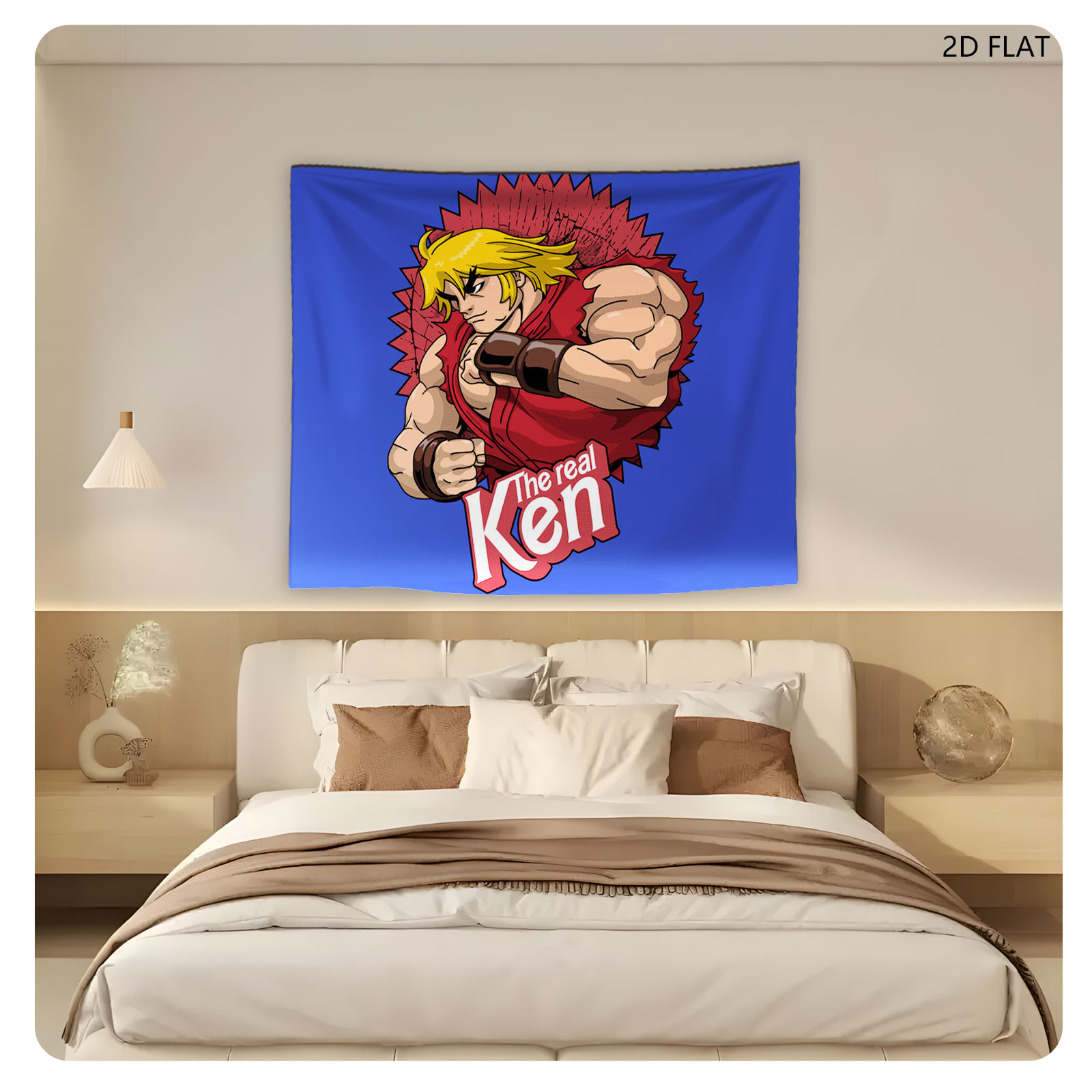 The Real Ken - Street Fighter Character - Tapestry