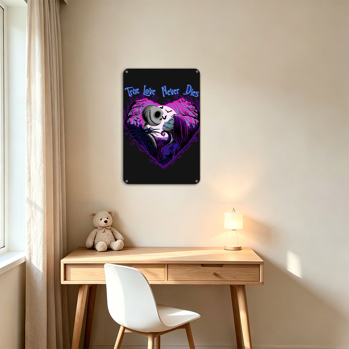 Jack Skellington and Sally: True Love Never Dies - painting