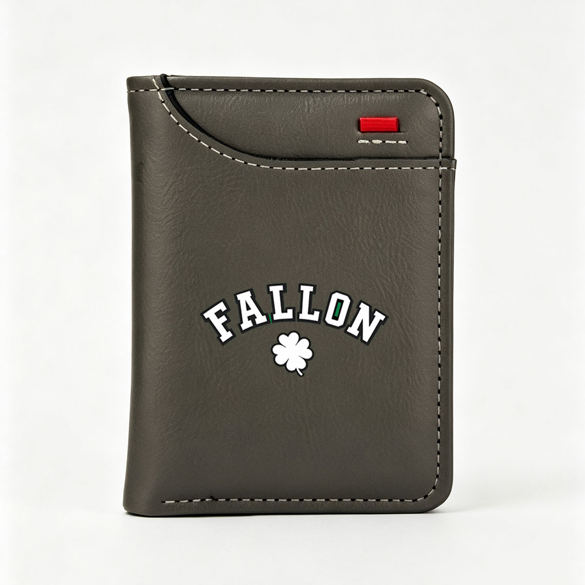 Fallon with Shamrock Logo - Vertical Style Wallet
