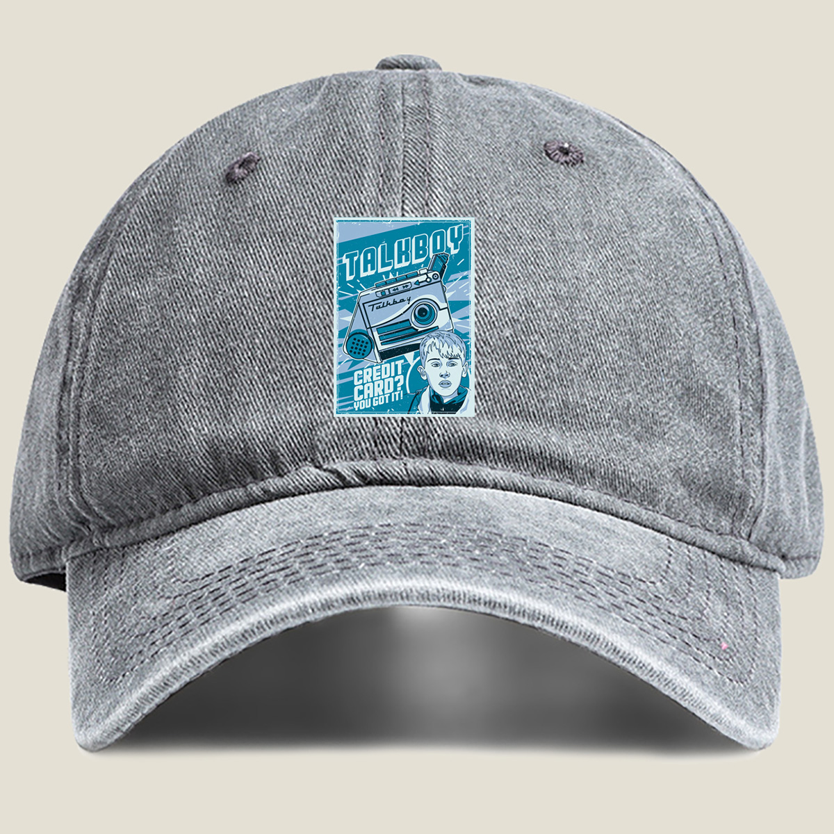 Talkboy: Credit Card? You Got It! - Washed Denim - Baseball Cap