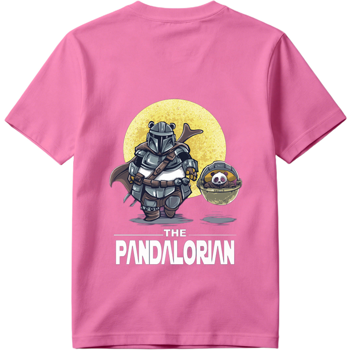 The Mandalorian with a Panda in the Child's Pod - Tee