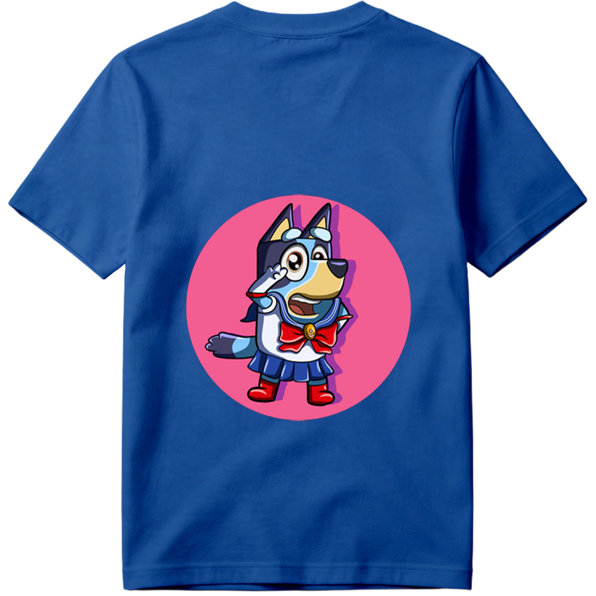 Bluey in Sailor Moon Costume - Tee