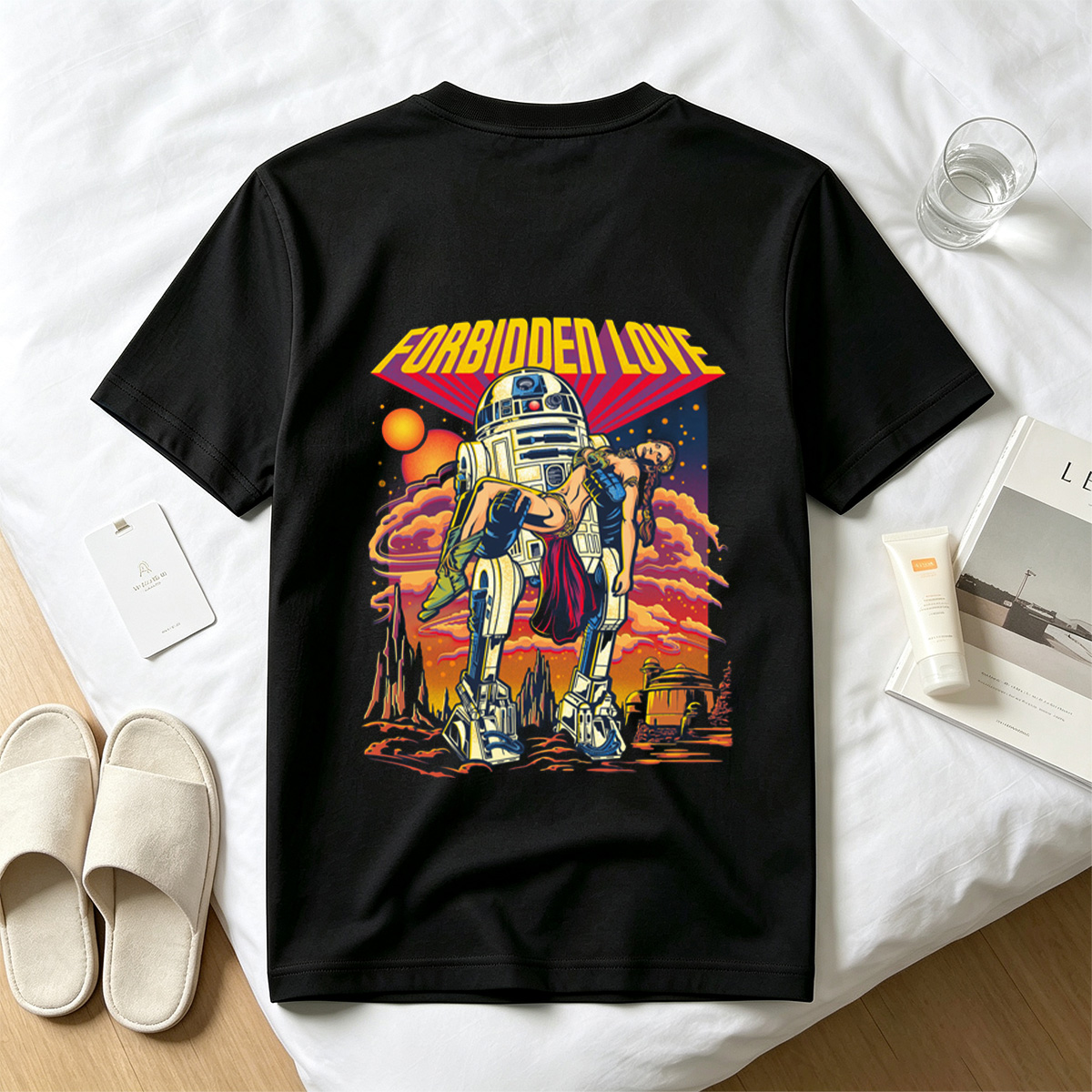 Star Wars: R2-D2 and Leia Forbidden Love - Tee