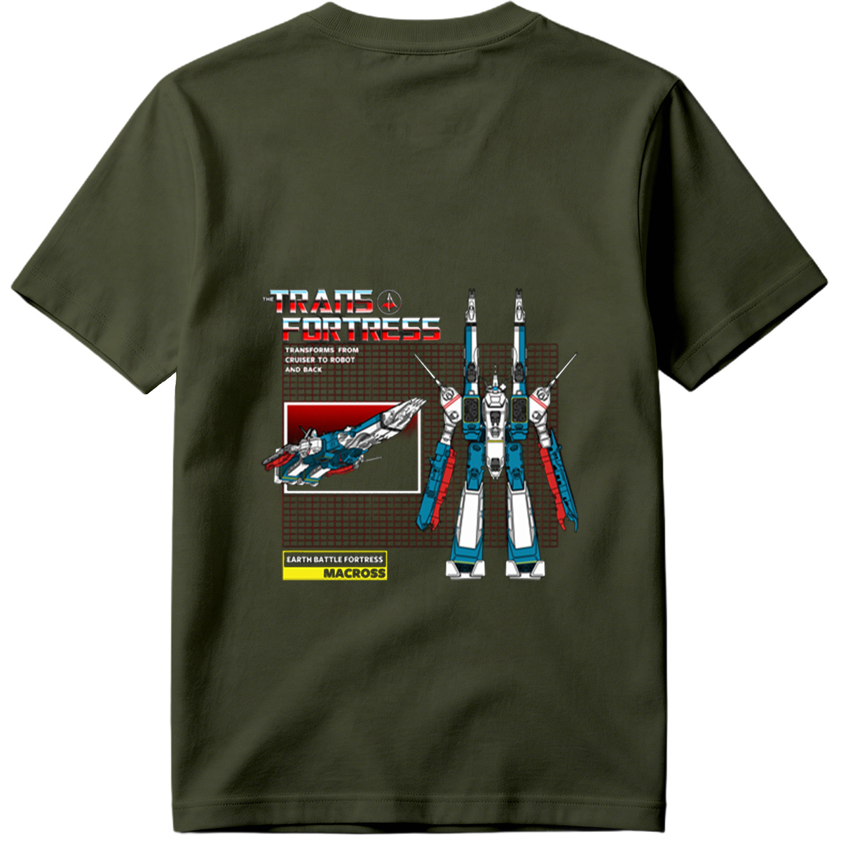 The Trans Fortress: Earth Battle Fortress Macross - Tee