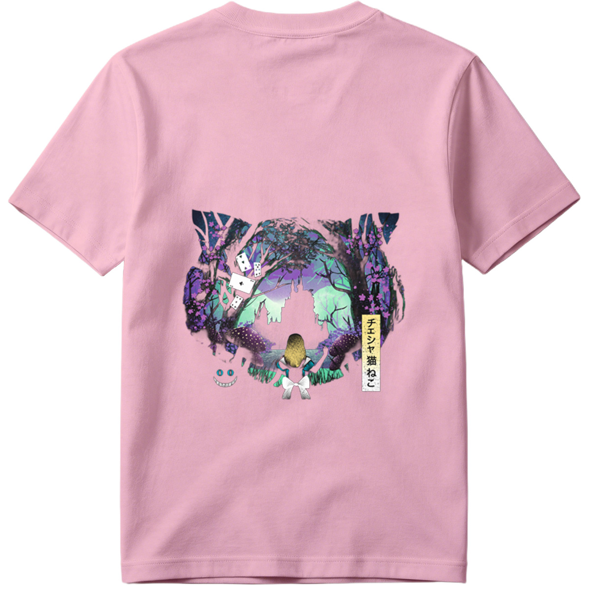 Alice in Wonderland: Cheshire Cat and Alice - Tee