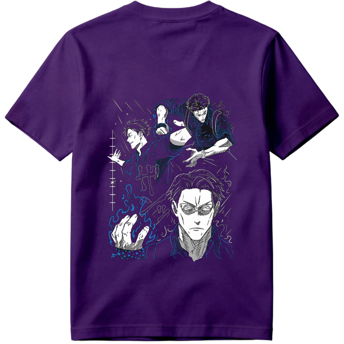 Jujutsu Kaisen: Sukuna, Megumi Fushiguro, and Satoru Gojo - Tee