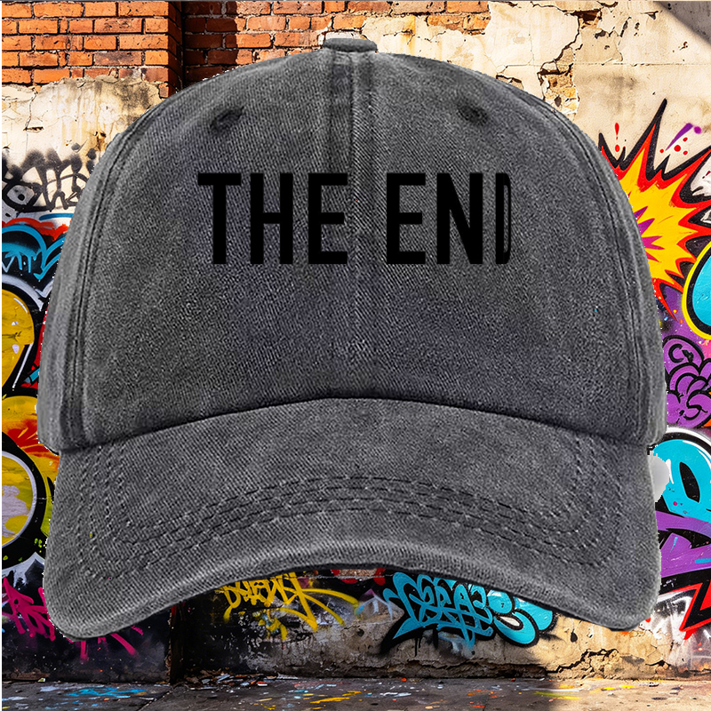 Men's Printed Washed Cap with 