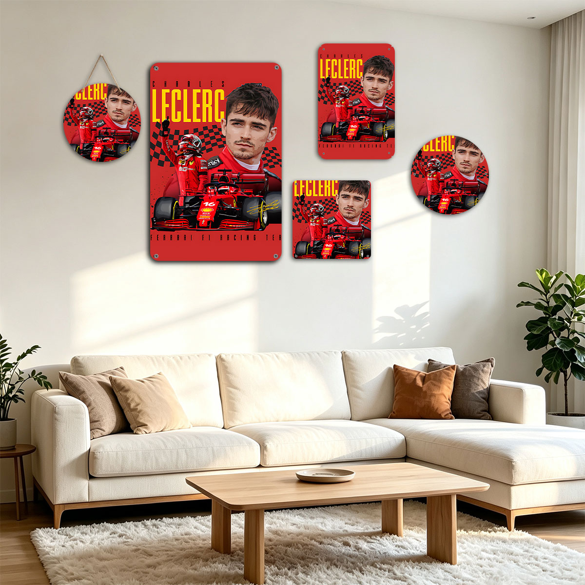 Charles Leclerc Ferrari F1 Racing Team - painting