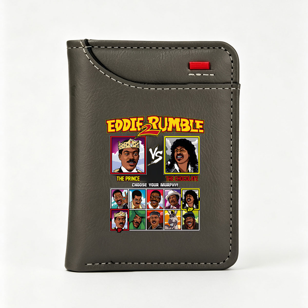 Eddie Rumble 2: The Prince vs The Chocolate - Choose Your Murphy! - Vertical Style Wallet