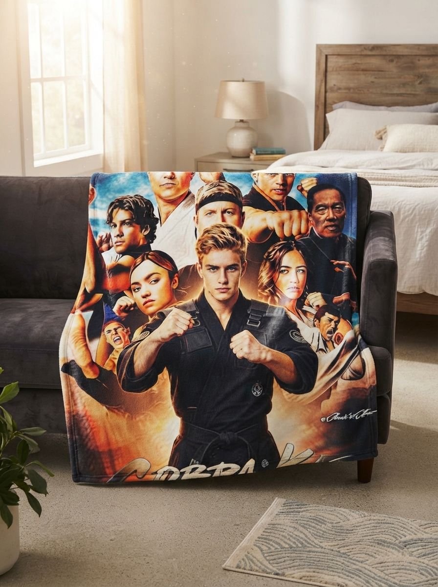 Custom Photo Blanket Personalized Face Print Soft Warm Flannel Fleece Throw Cozy Gift for Couch Bed