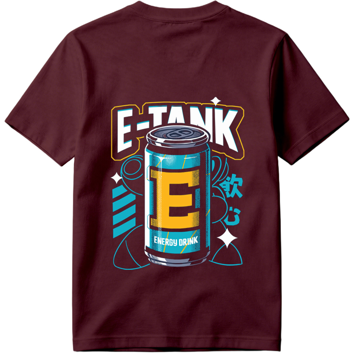 E-Tank Energy Drink Can Design - Tee