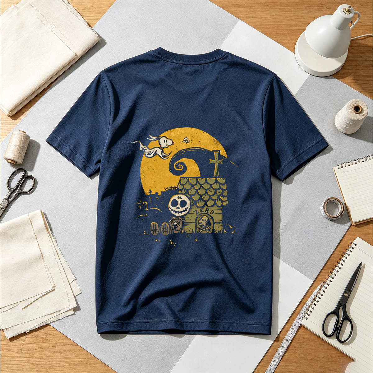 The Nightmare Before Christmas: Jack Skellington and Zero - Tee