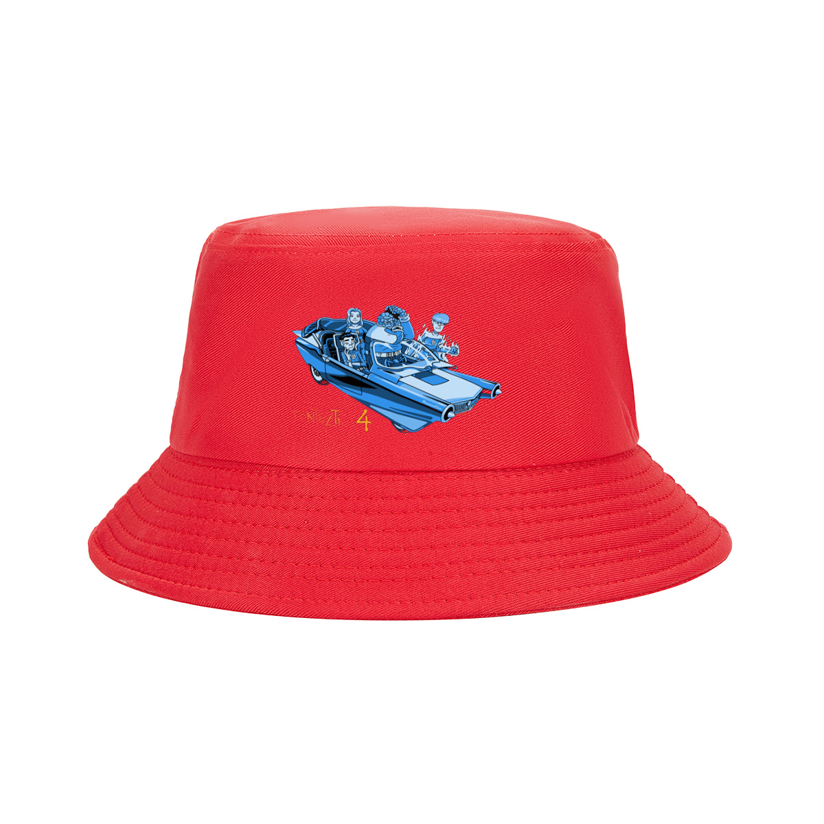 Fantastic Four in the Futuristic Car - Fisherman's Hat