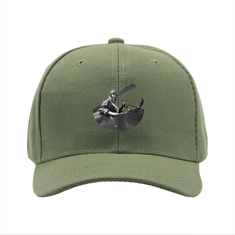 1pc New Baseball Cap with Vintage Aviator Print and Text Unisex Adjustable Hat for Outdoor Activities and Casual Wear Suitable for Adults Who Love Aviation and Retro Style