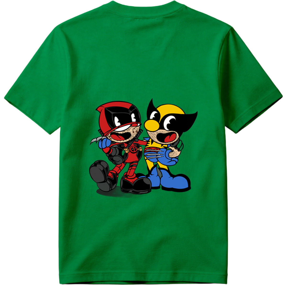 Deadpool and Wolverine Chibi Style - Tee