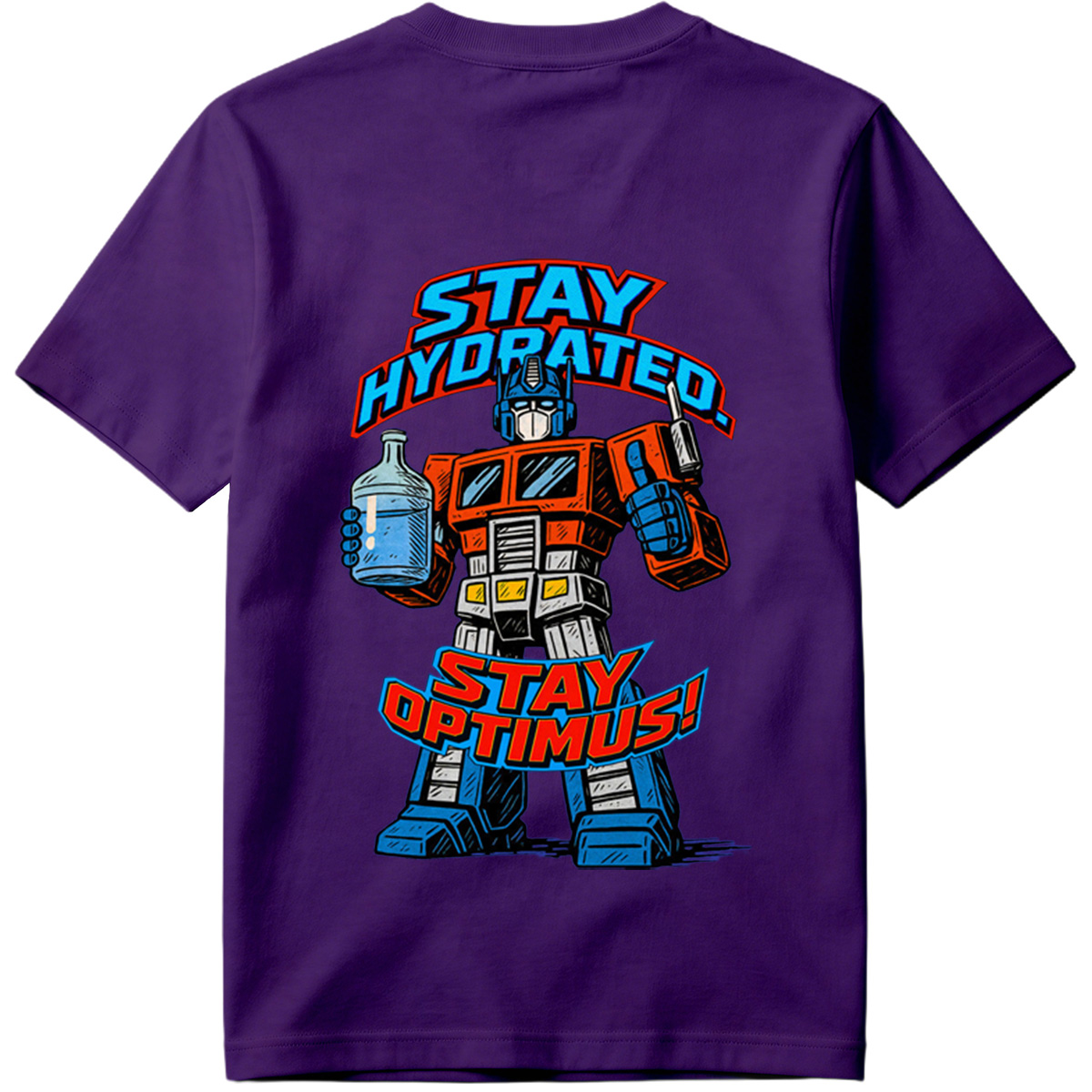 Transformers Optimus Prime Stay Hydrated Design - Tee