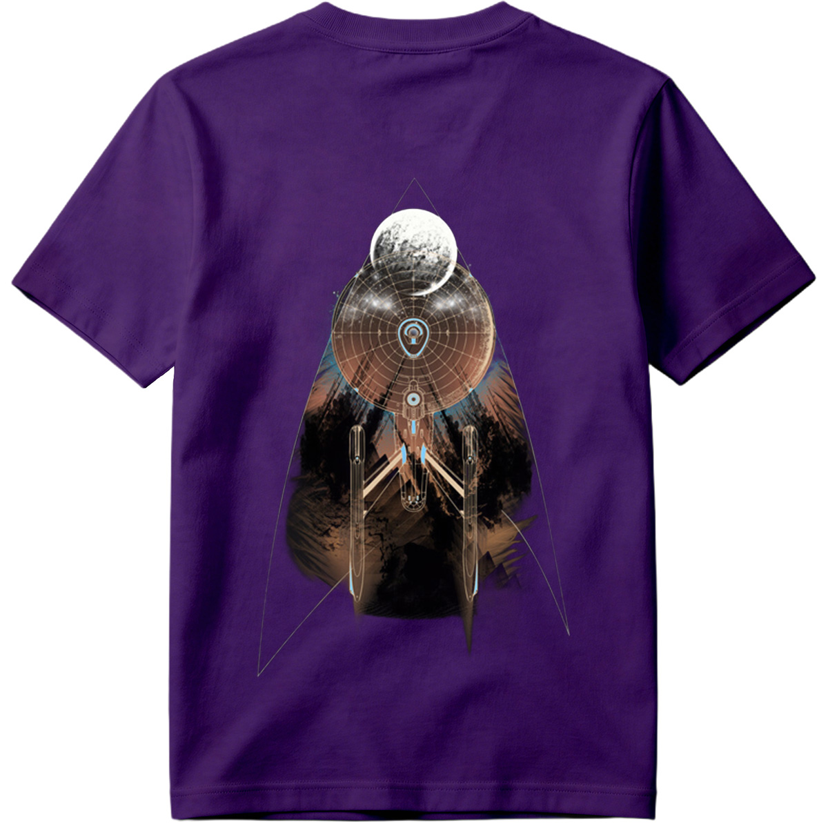 Star Trek: Enterprise and Moon - Tee