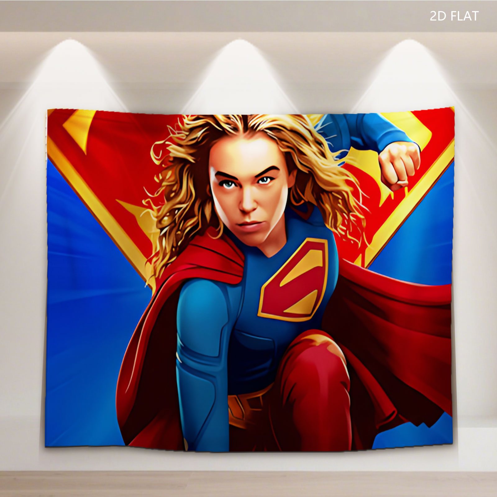 Supergirl Movie Poster - DC Studios, Starring Supergirl, Now Showing at Cine 6, Release Date: 26 June - Tapestry