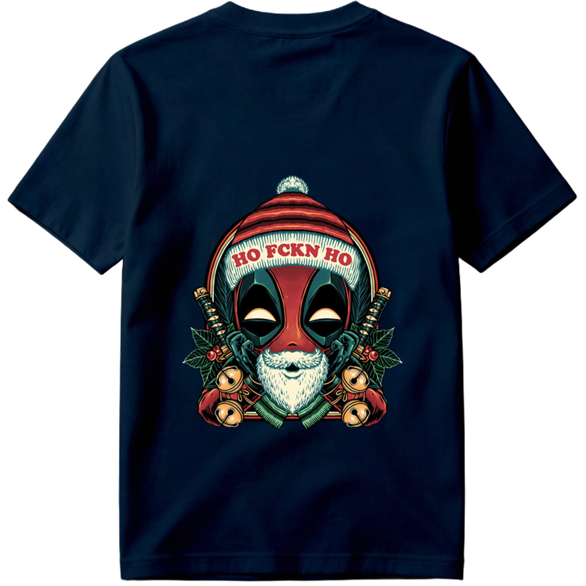 Deadpool Santa Christmas Design - Tee