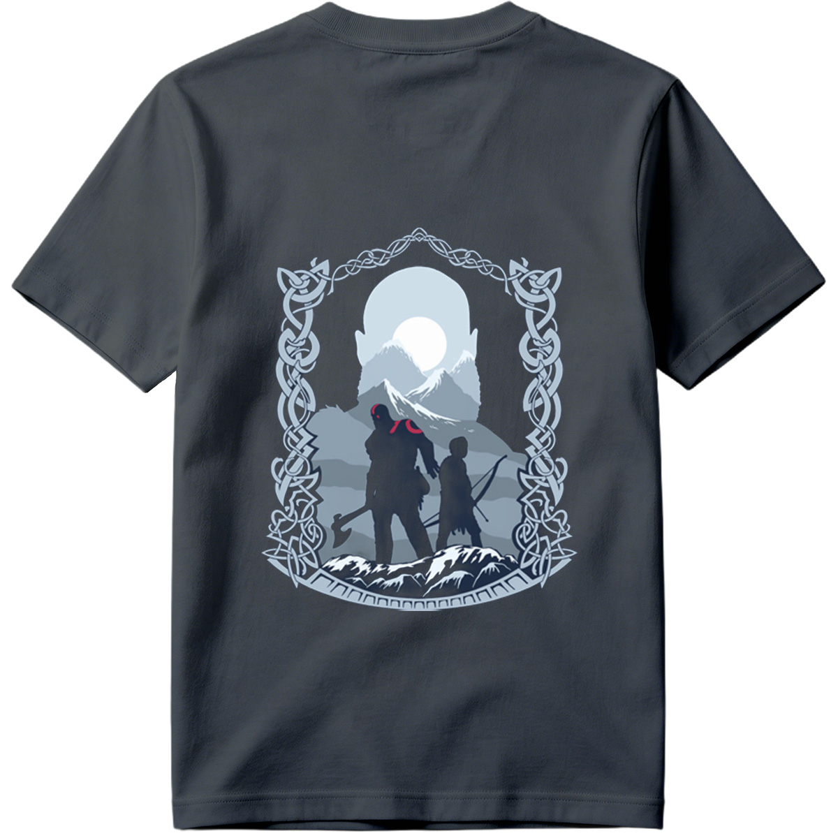 Viking Warriors Under the Moonlight - Tee