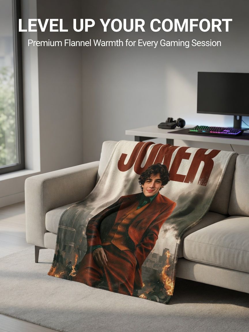 Custom Face Photo Flannel Fleece Blanket Ultra Soft Personalized Throw for Bed Couch and Travel Novelty Gift
