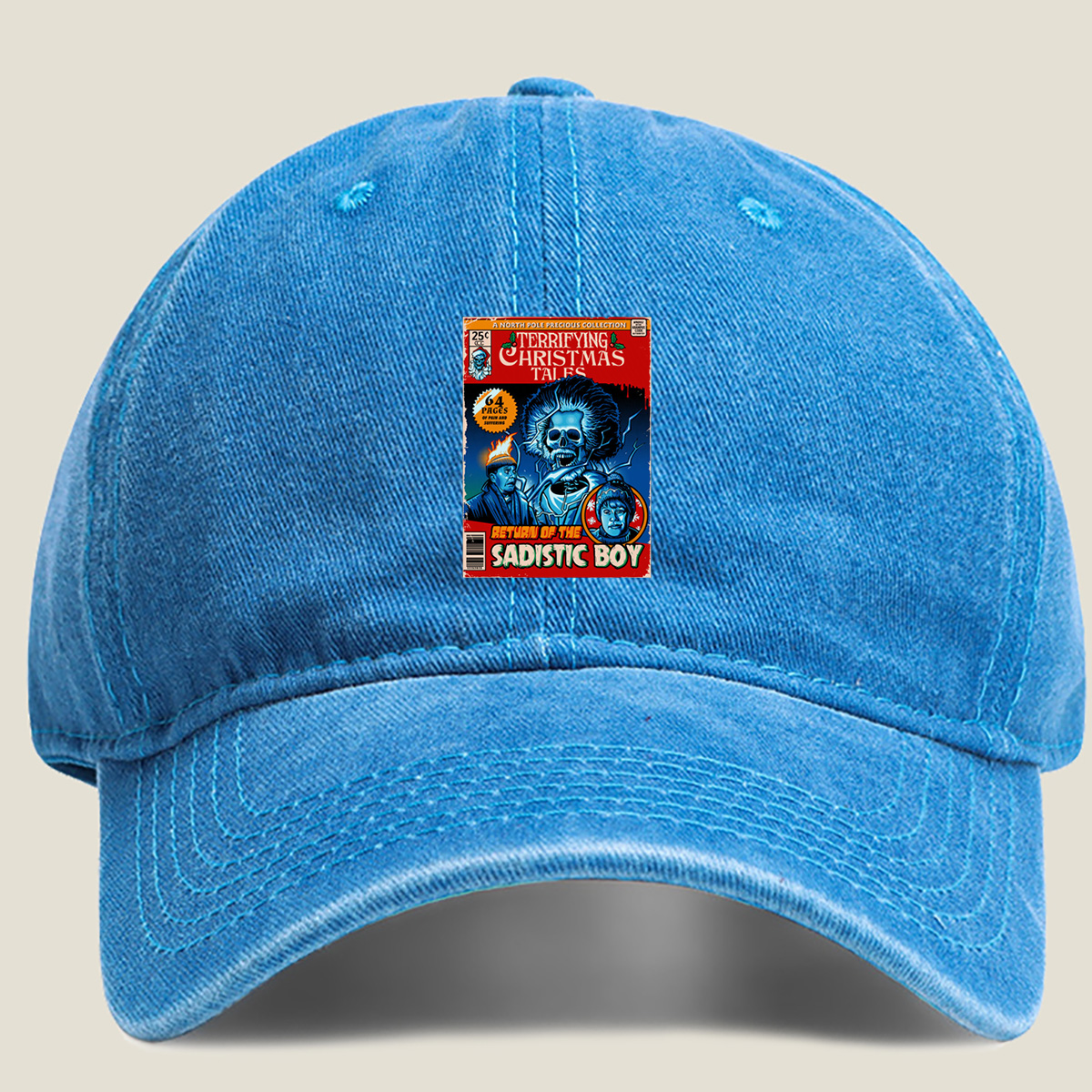Terrifying Christmas Tales: Return of the Sadistic Boy - Washed Denim - Baseball Cap