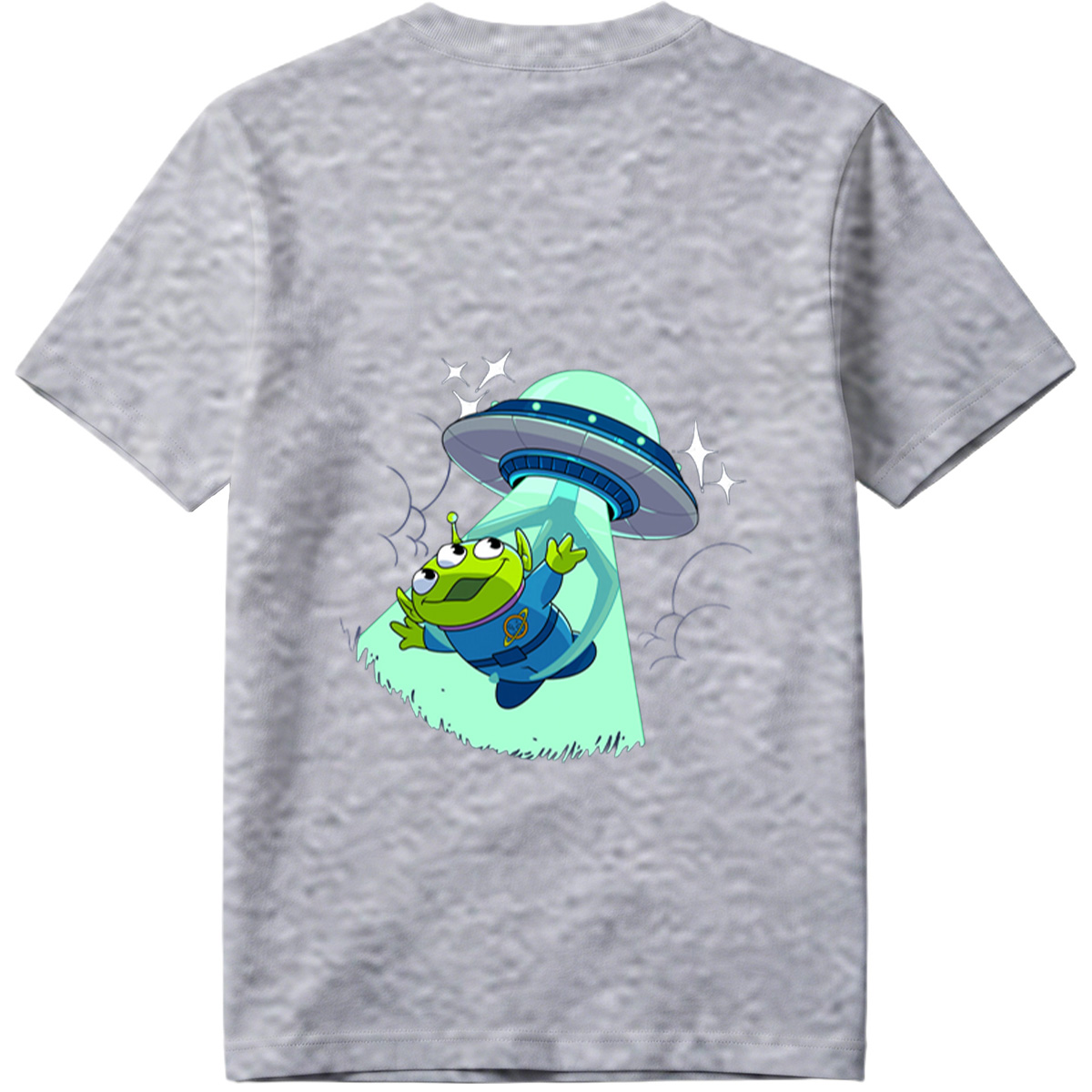 Alien from Toy Story Abducted by UFO - Tee