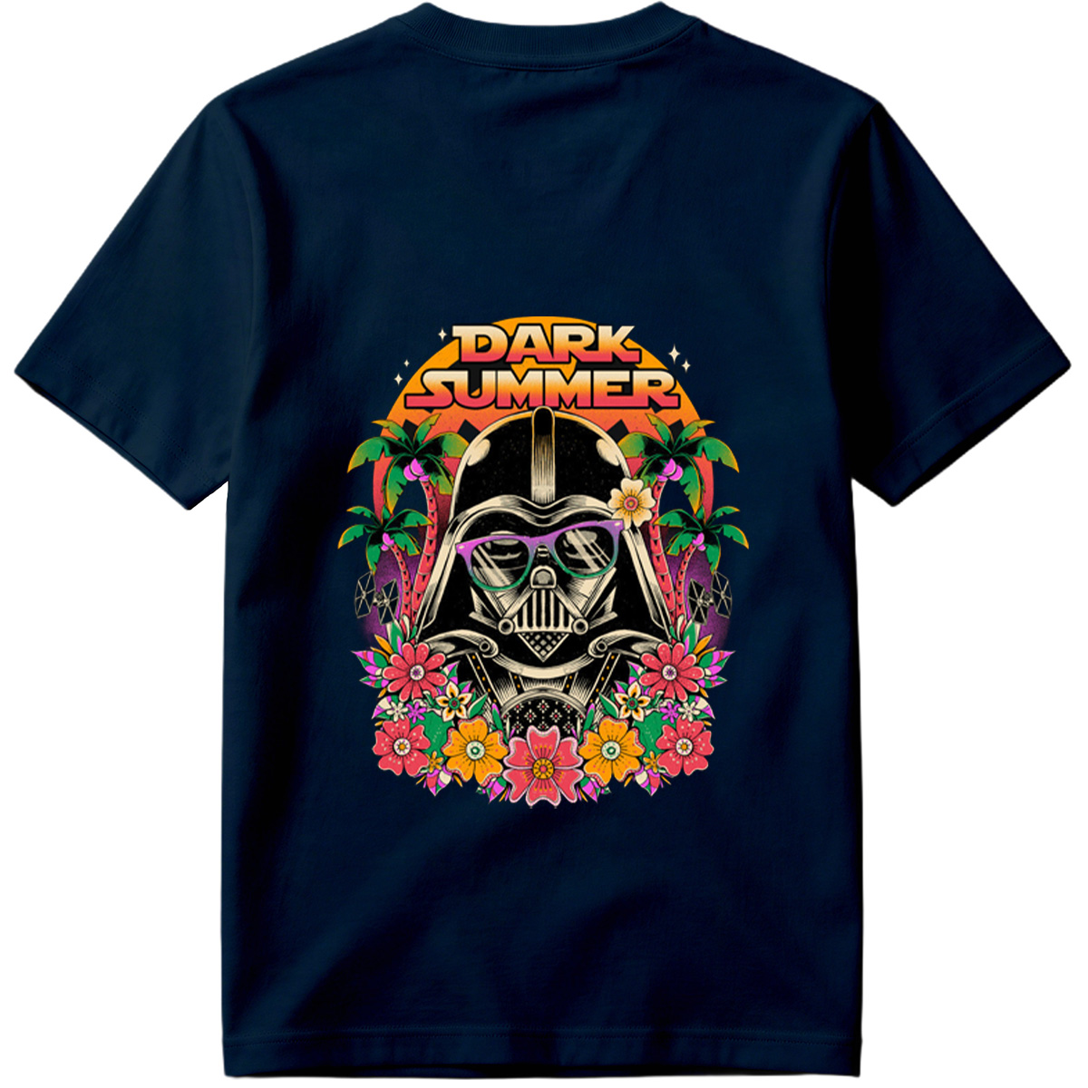 Dark Summer: Darth Vader in Tropical Paradise - Tee