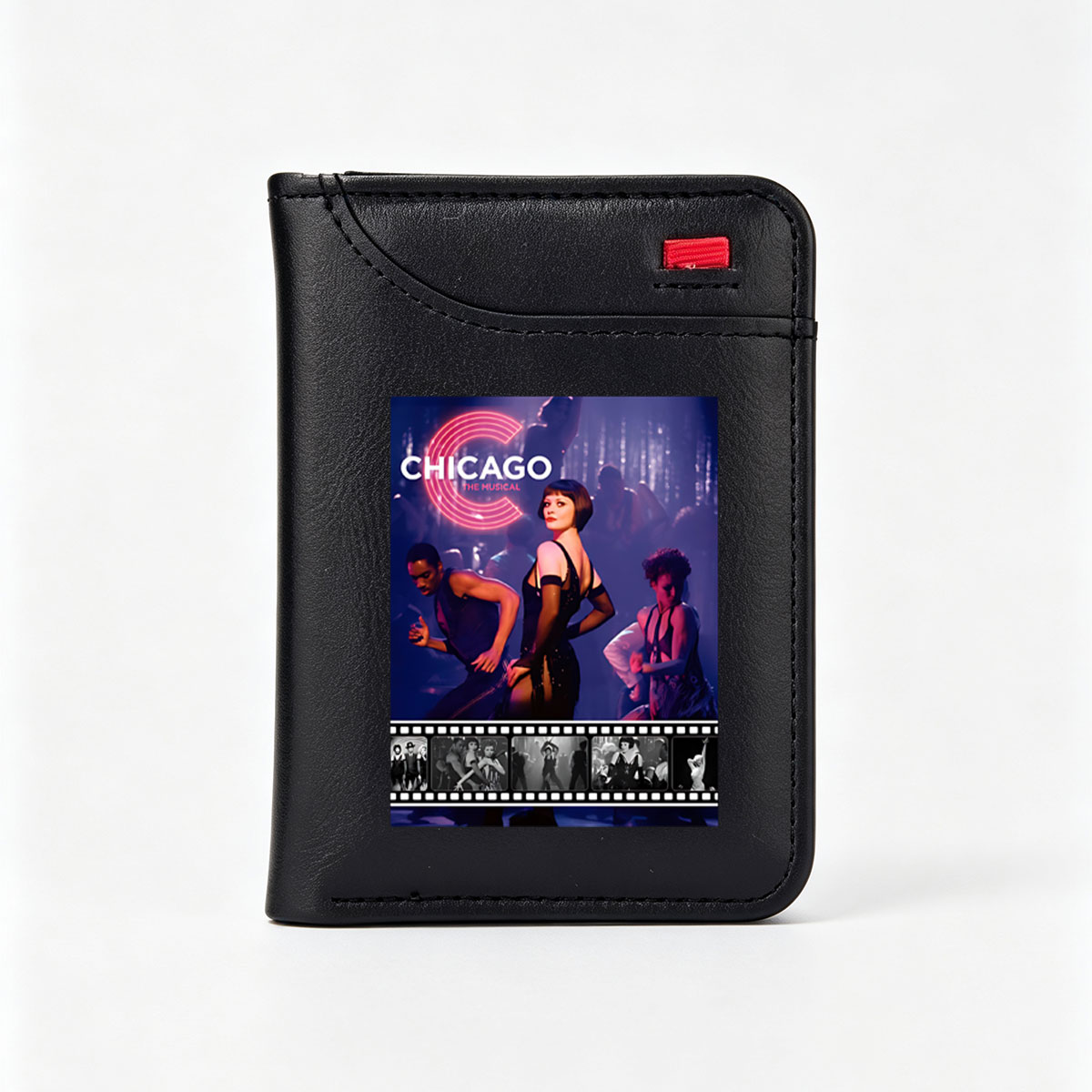 Chicago: The Musical – Velma Kelly, Billy Flynn, and Roxie Hart in a Glittering Jazz Age Drama - Vertical Style Wallet