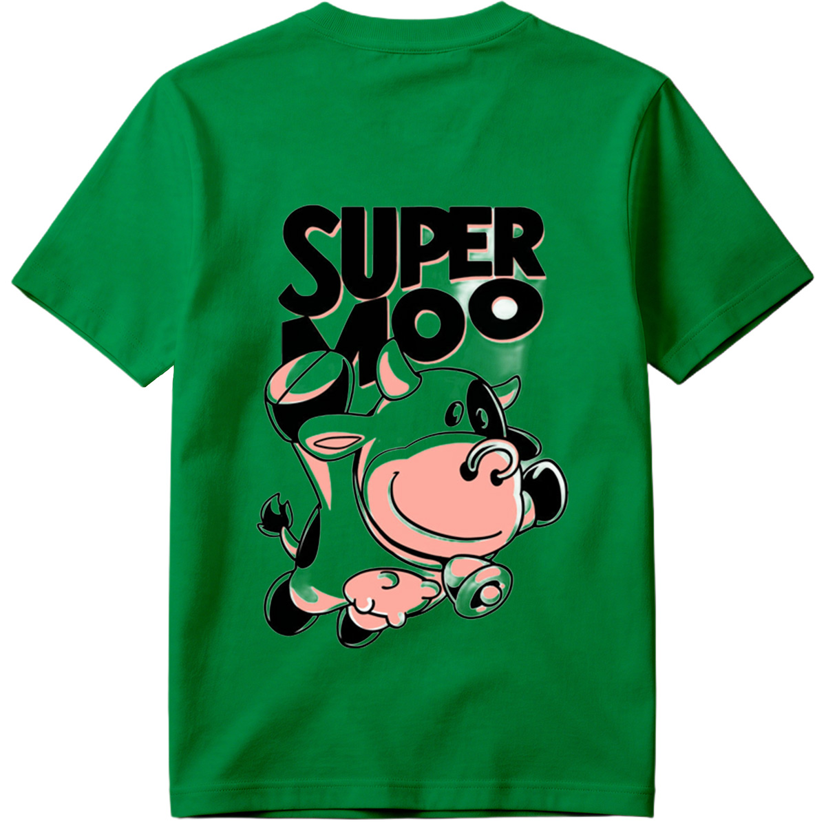 Super Moo Cow Character Design - Tee