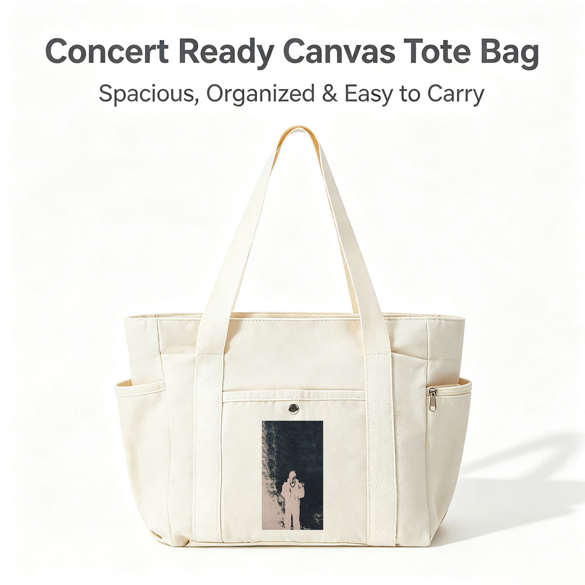 Lil Durk in Dark Urban Scene with High-Contrast Silhouette Art - Multi-pocket bags