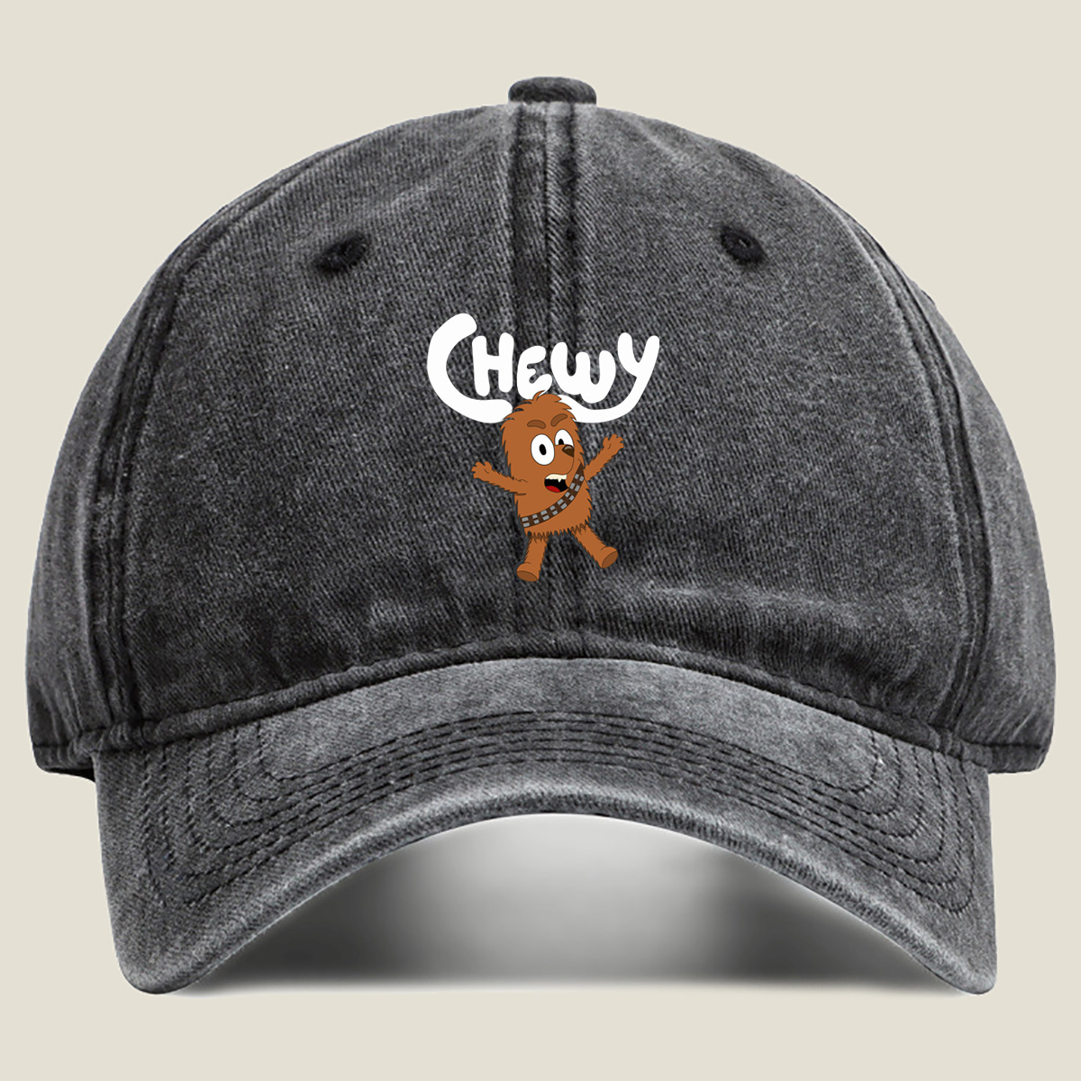 Chewy - Star Wars Character - Washed Denim - Baseball Cap