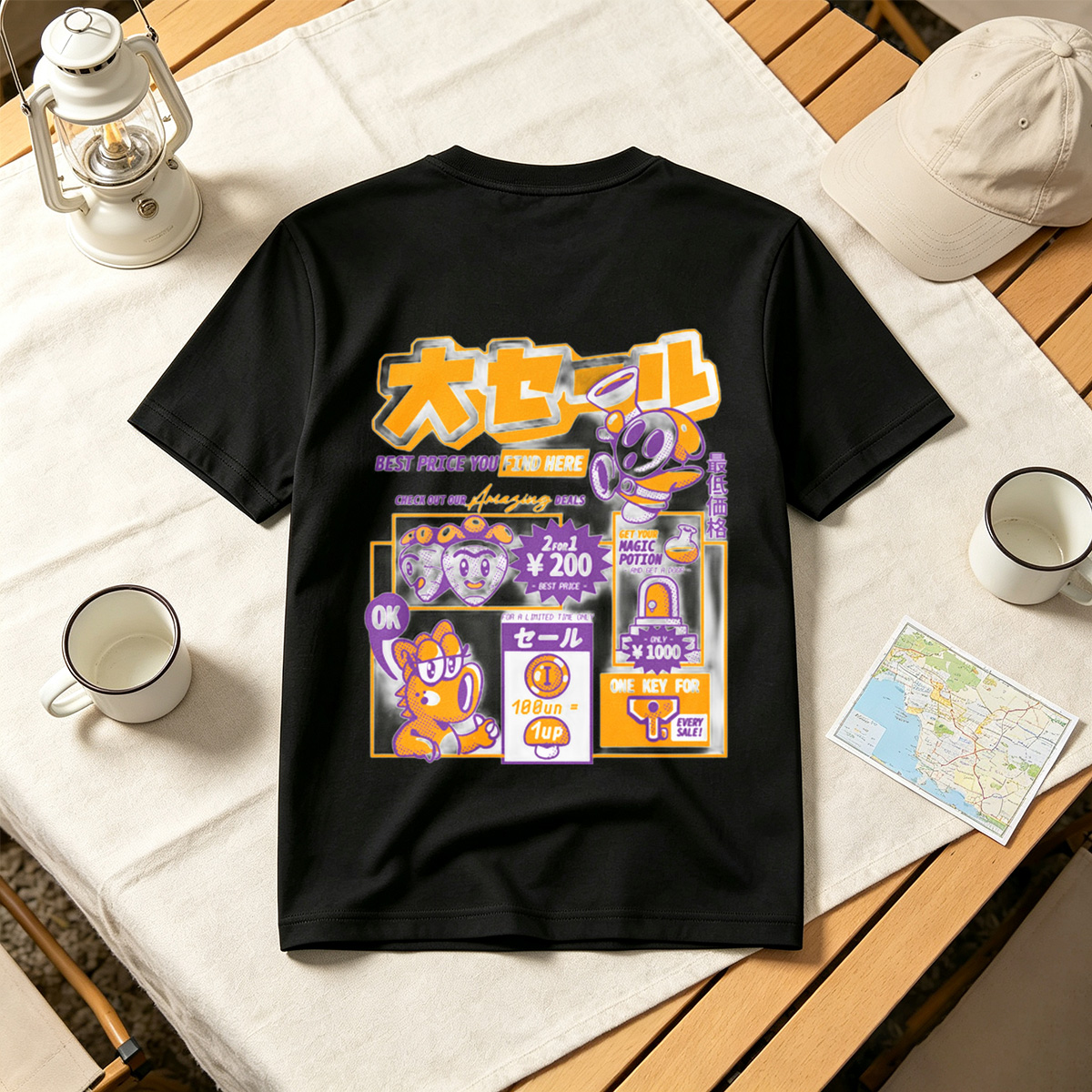 Kirby and King Dedede Big Sale Adventure - Tee