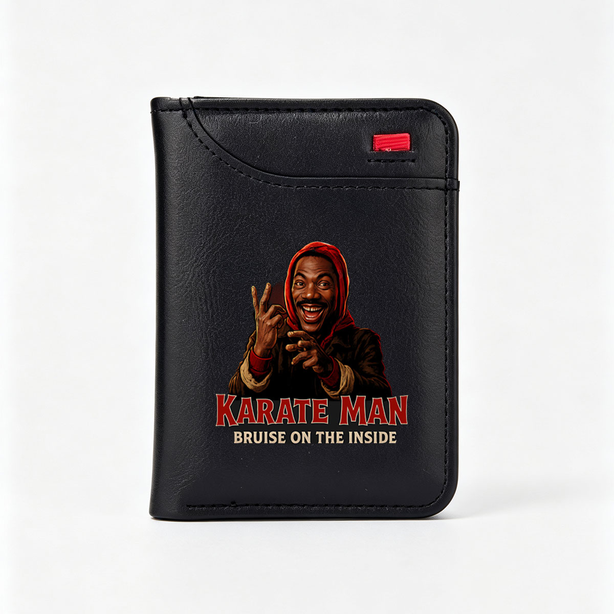 Karate Man: Bruise on the Inside - Vertical Style Wallet
