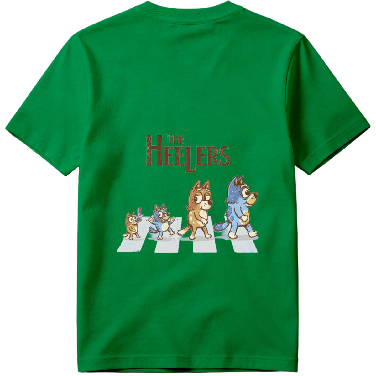 The Heelers: Bluey, Bingo, Bandit, and Mum Dog - Tee