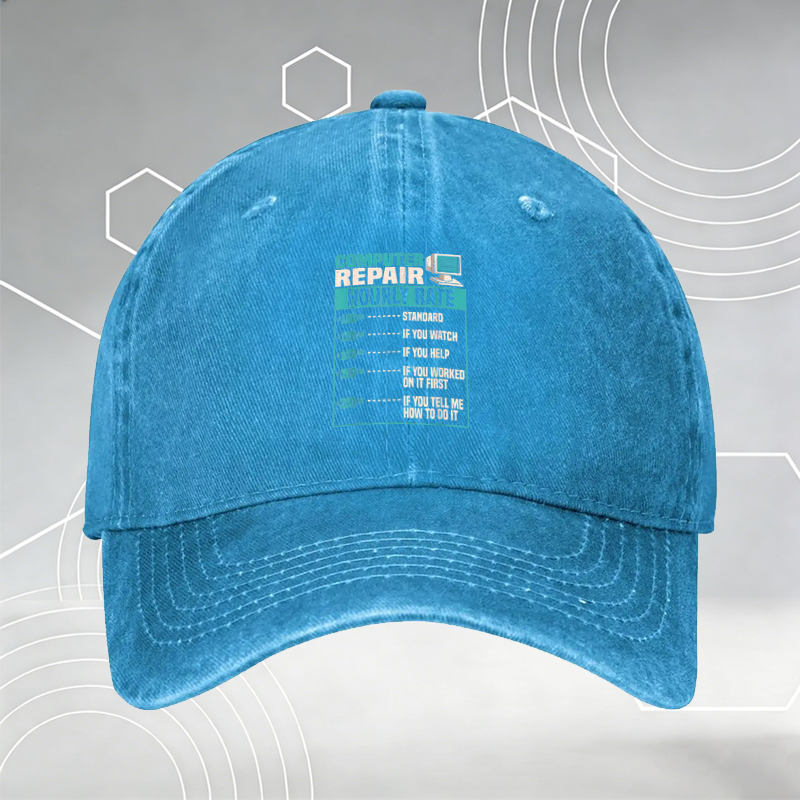 New Baseball Cap with Earth Rotation Print 