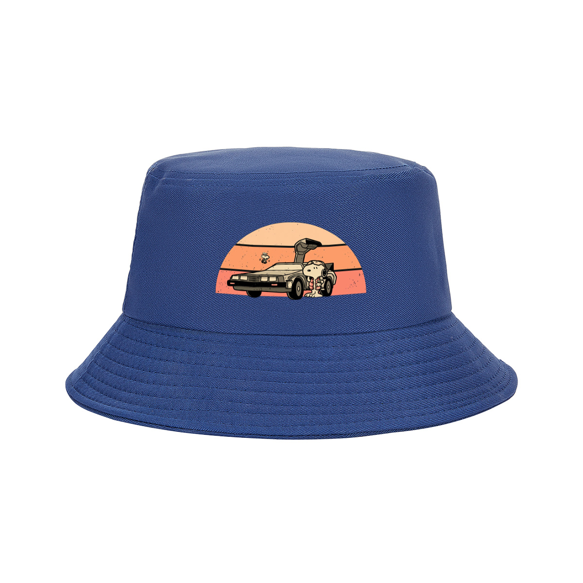 Snoopy and Woodstock in a DeLorean - Fisherman's Hat