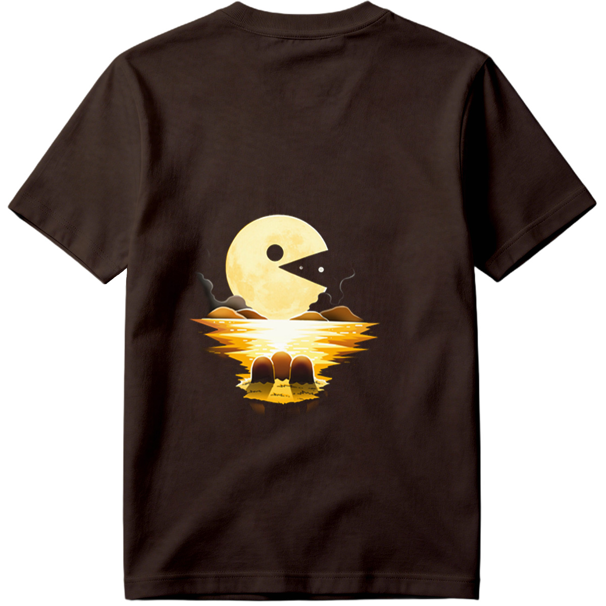 Pac-Man Moon Reflection - Tee