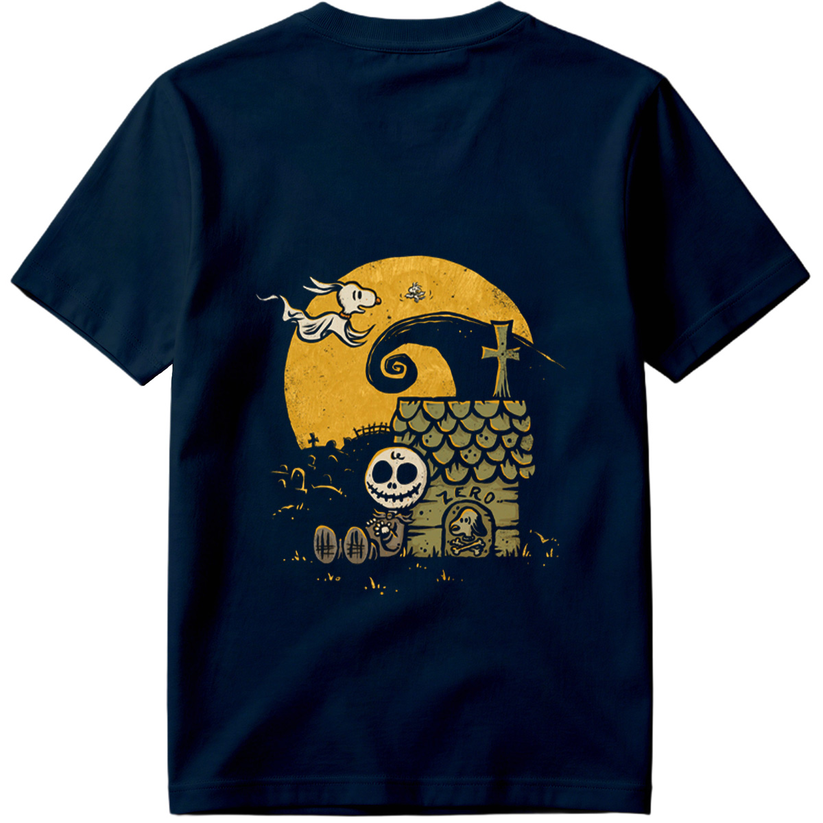 The Nightmare Before Christmas: Jack Skellington and Zero - Tee