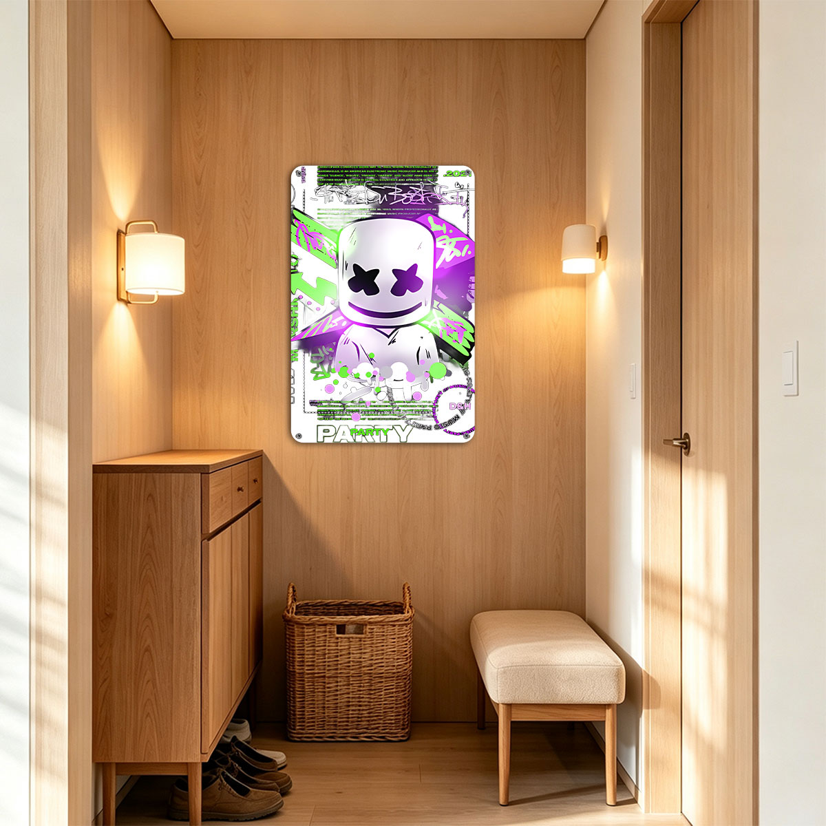 Marshmello Music Party 2021: DJ DSH Live Performance - painting